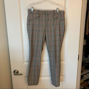 Gap Herringbone Plaid Work Pant